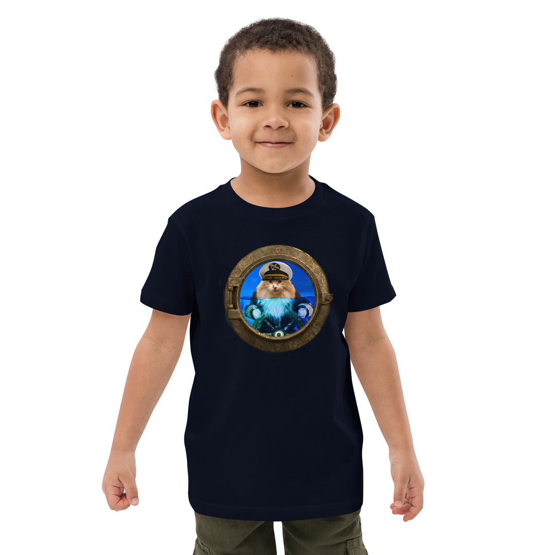 Captain Whiskers® Porthole Organic Cotton Kids T-shirt