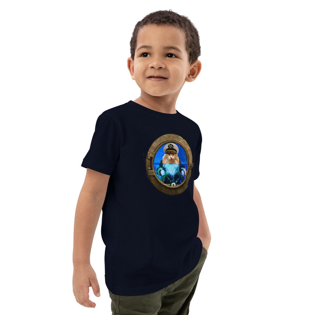 Captain Whiskers® Porthole Organic Cotton Kids T-shirt