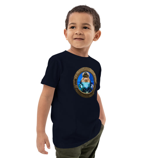 Captain Whiskers® Porthole Organic Cotton Kids T-shirt